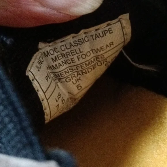 Merrell Women's Tan Suede Slip-On Loafers - Picture 6 of 8